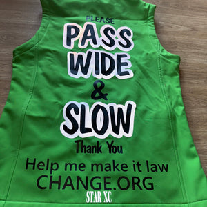 Please Pass Wide & Slow Equine Rider Gilet 8/10