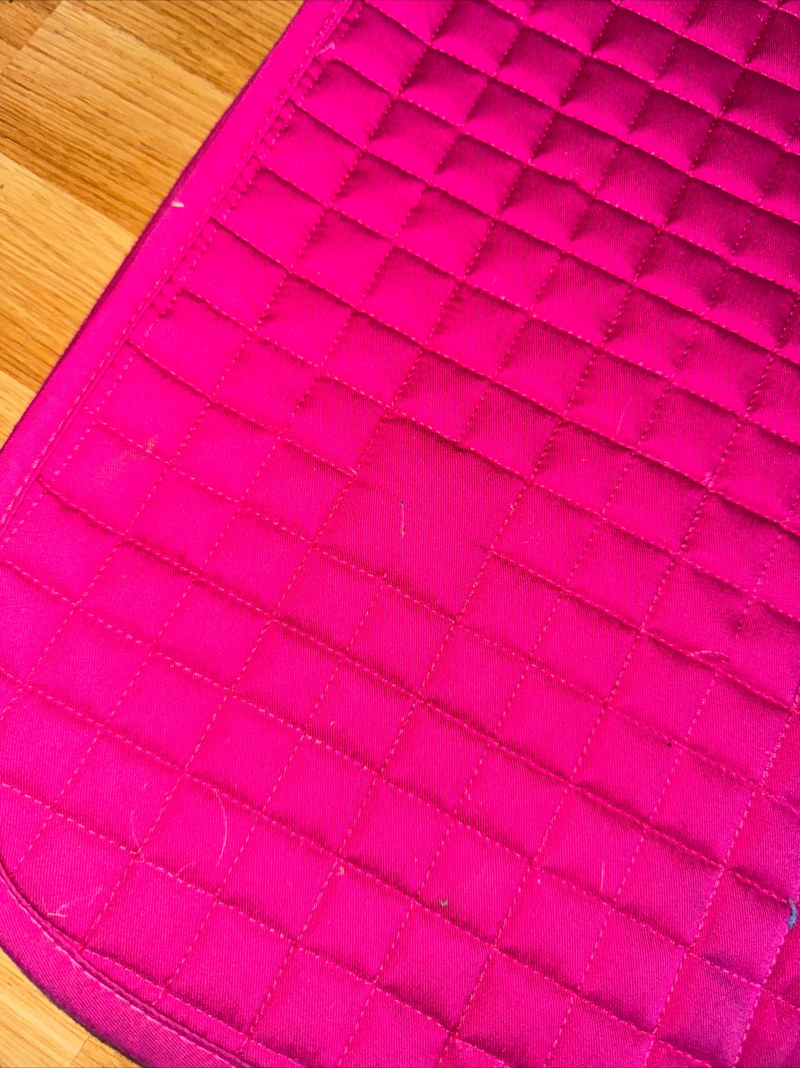 Legacy Straight Cut Pony / Cob Pink Saddle Pad - Dressage