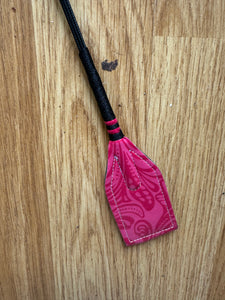 Dublin Pink Embossed Fancy Horse Riding Whip / Free Postage