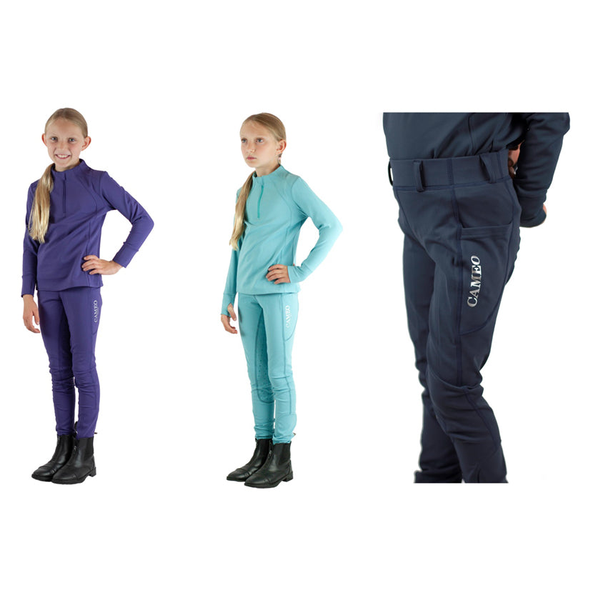 Cameo Thermal Junior Rider Riding Tights