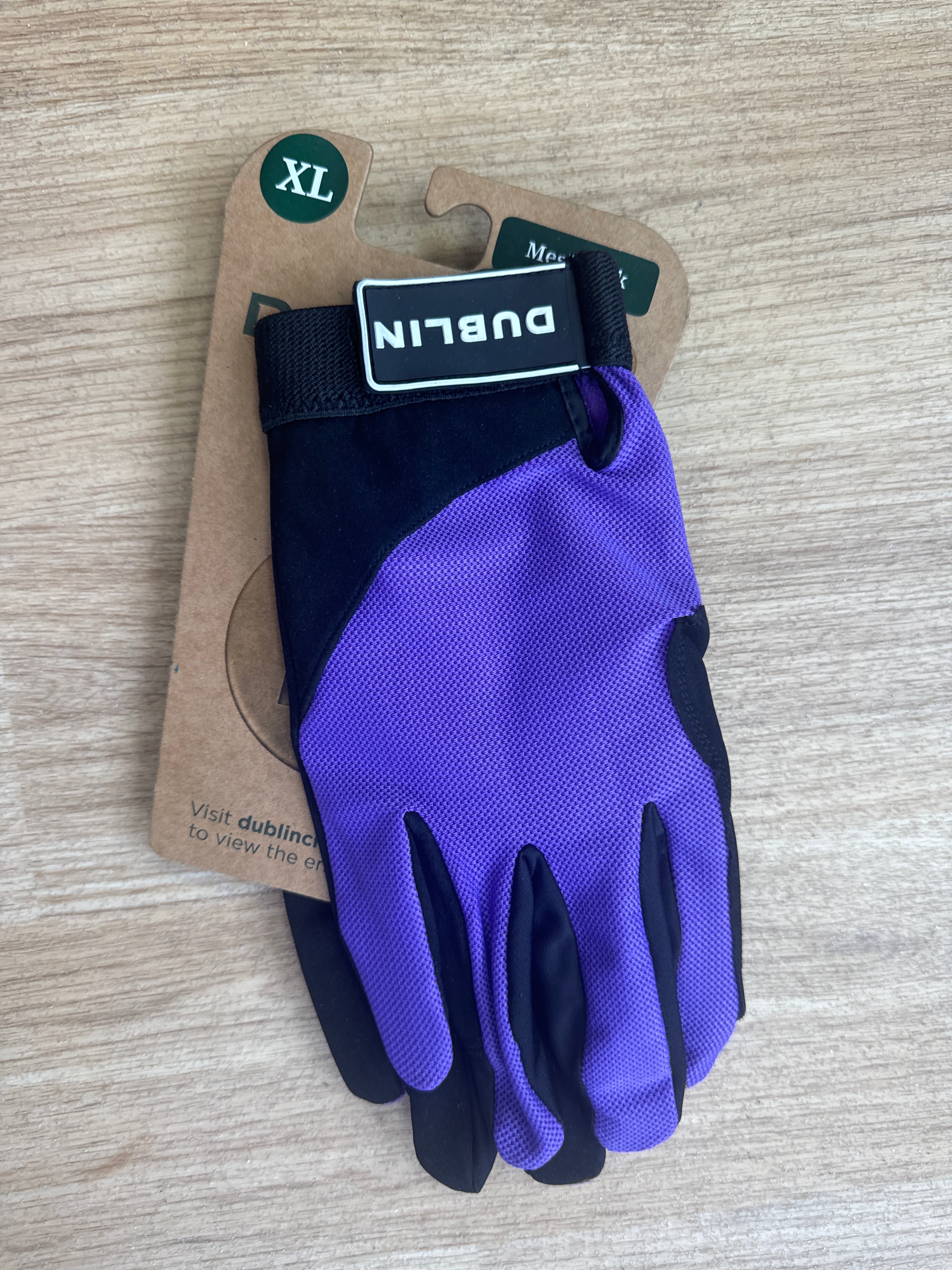 Dublin Meshback XS or XL  Riding Gloves