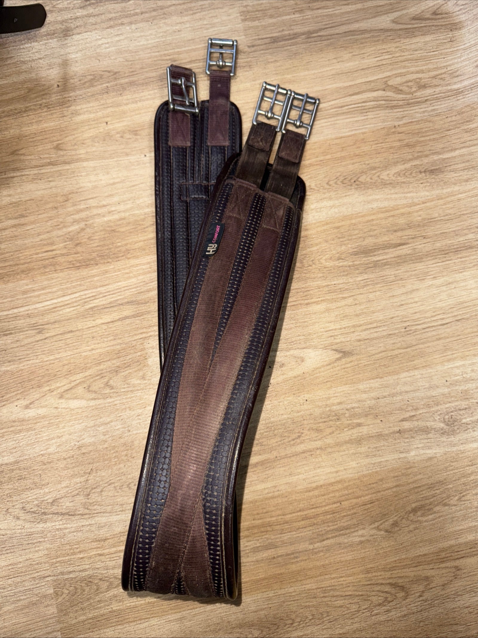 Hy Equestrian Brown 50” Elasticated Girth / Free Postage