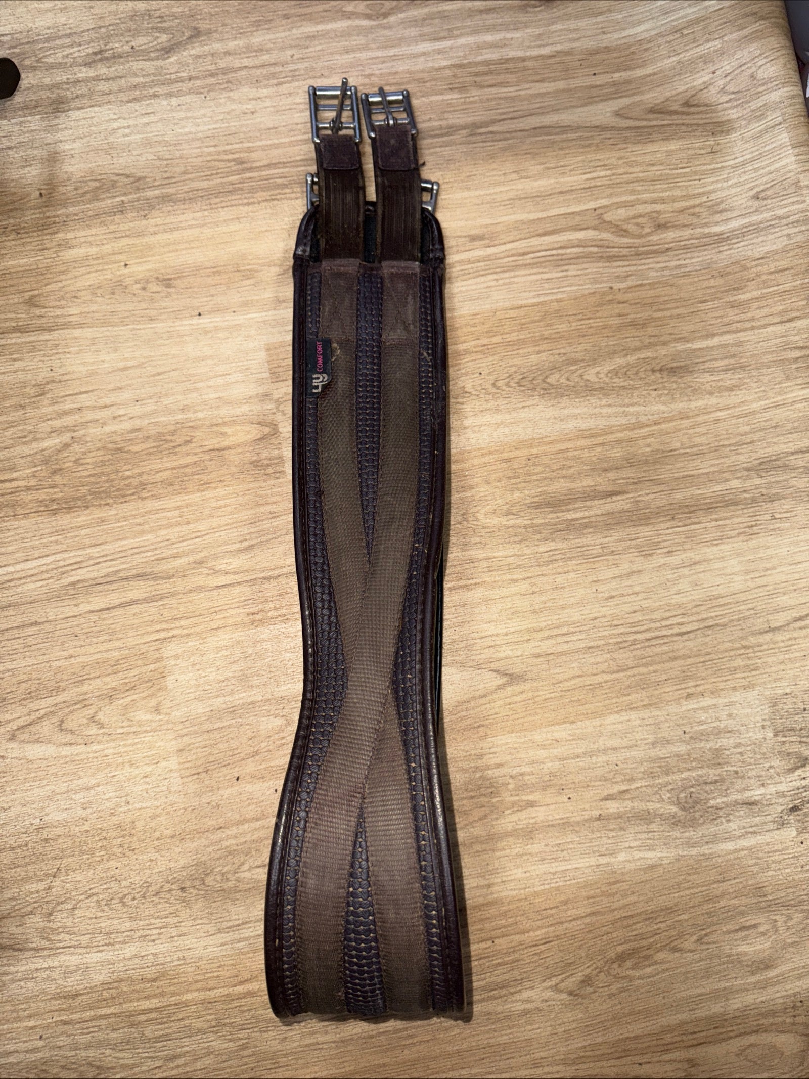 Hy Equestrian Brown 48” Elasticated Girth / Free Postage