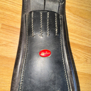 Stephens Black 24” Short Leather Girth - ENGLISH - Free Post