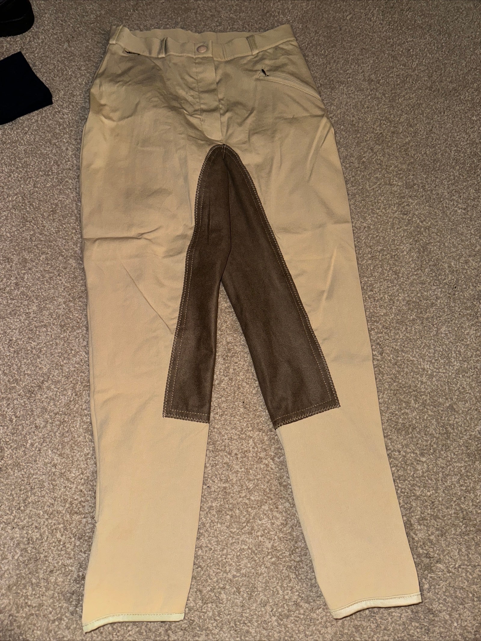 Feroti Beige Full Suede Seat Breeches 10