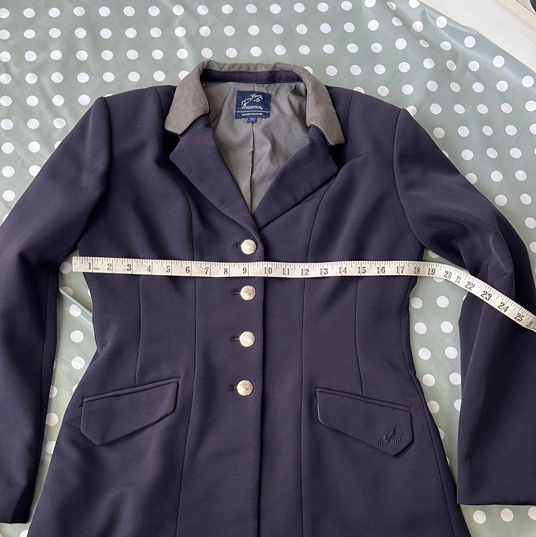 Equetech Ladies Show Jacket Navy Size 34”