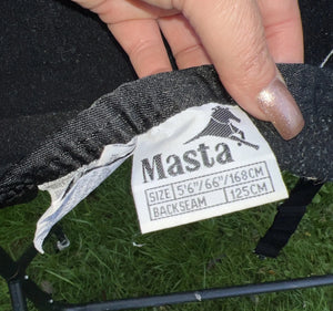 Masta 5’6 Black Silver Trim Fleece Cooler Rug - Free Post