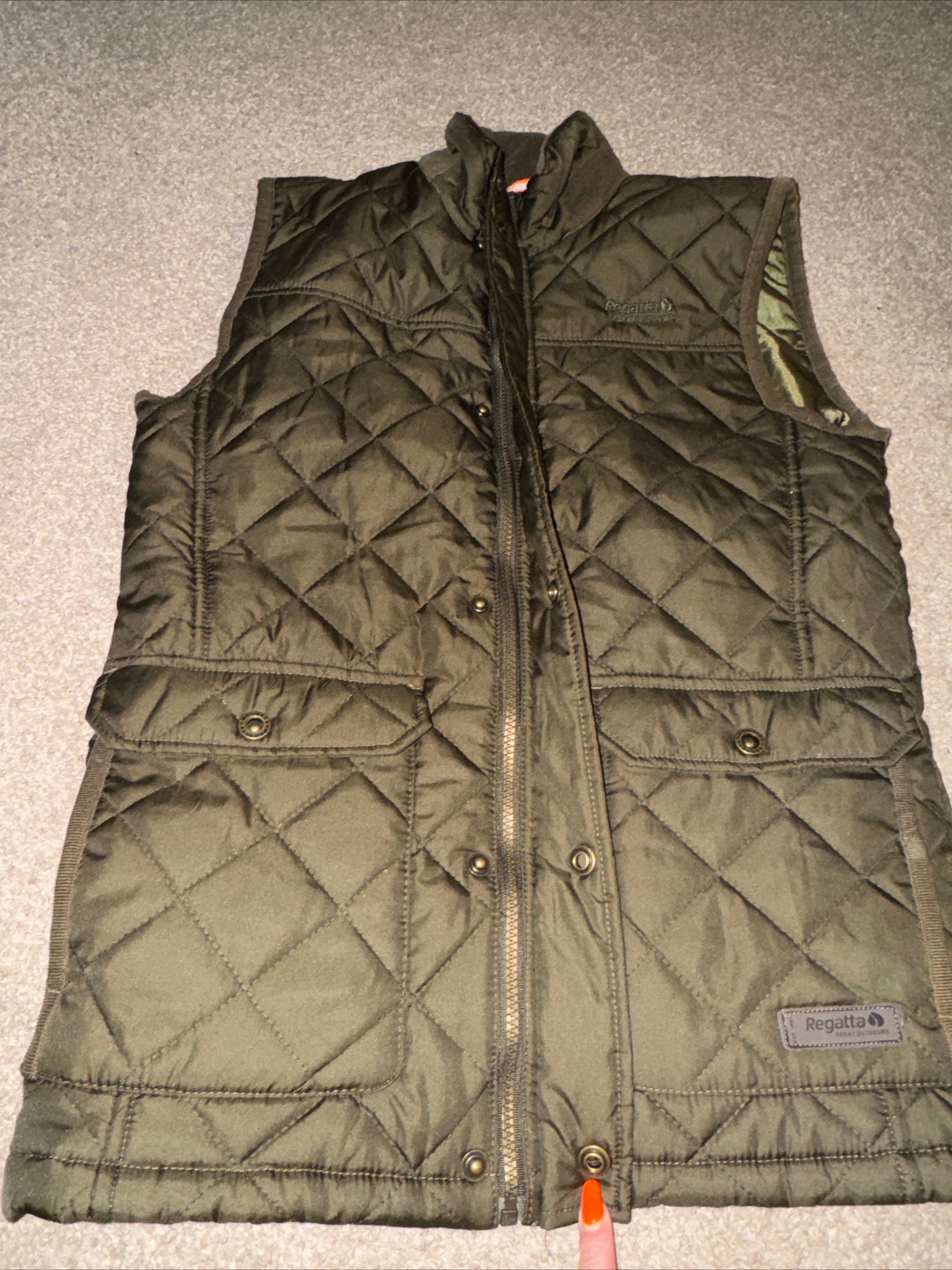 Regatta Classic Hunter Green Quilted Gilet - Small Ladies