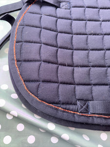 Horze Navy Pony Saddle Pad D - Free Postage