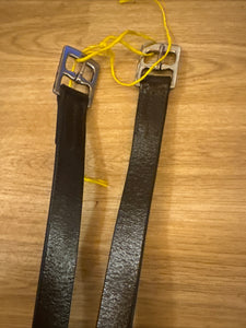 Cliff Barnsby Brown 58” English Stirrup Leathers D - Free Postage