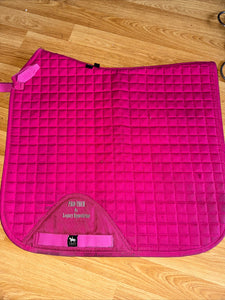 Legacy Straight Cut Pony / Cob Pink Saddle Pad - Dressage