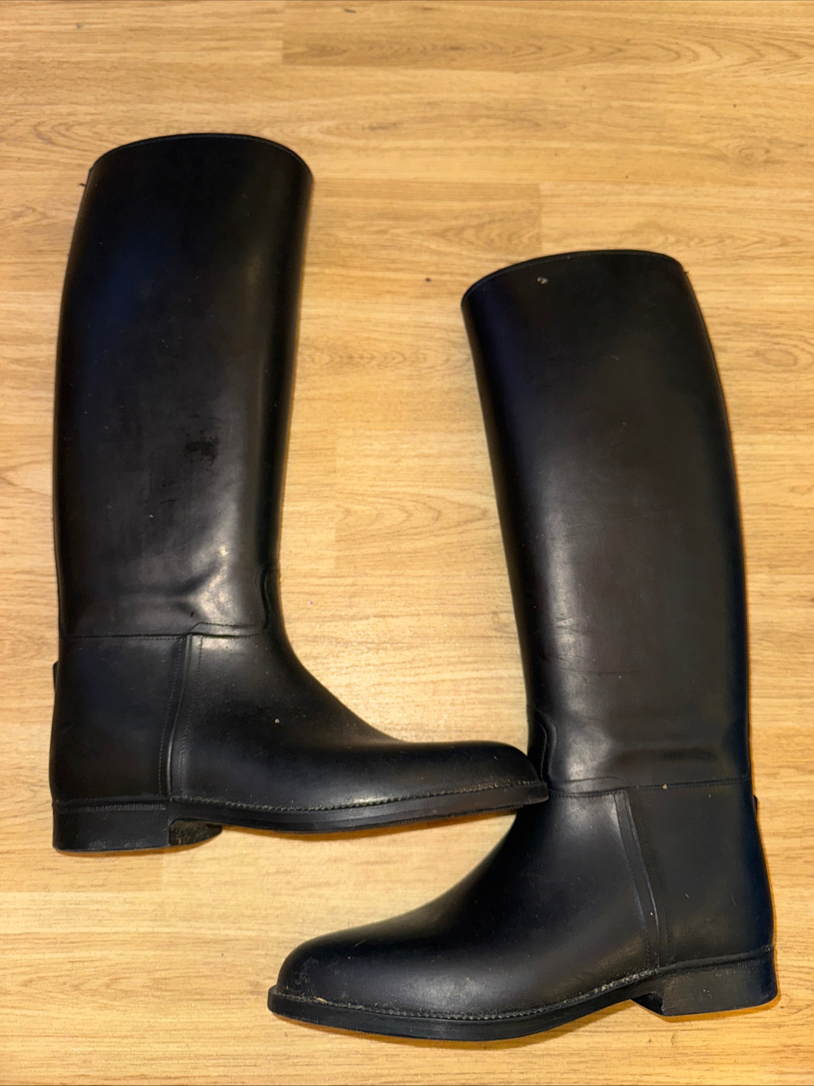 Stylo Long Rubber Horse Riding Boots - Size 7