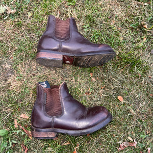 Harry Hall Brown Leather Childs Jodphur Boots - Size 9 / Free Post