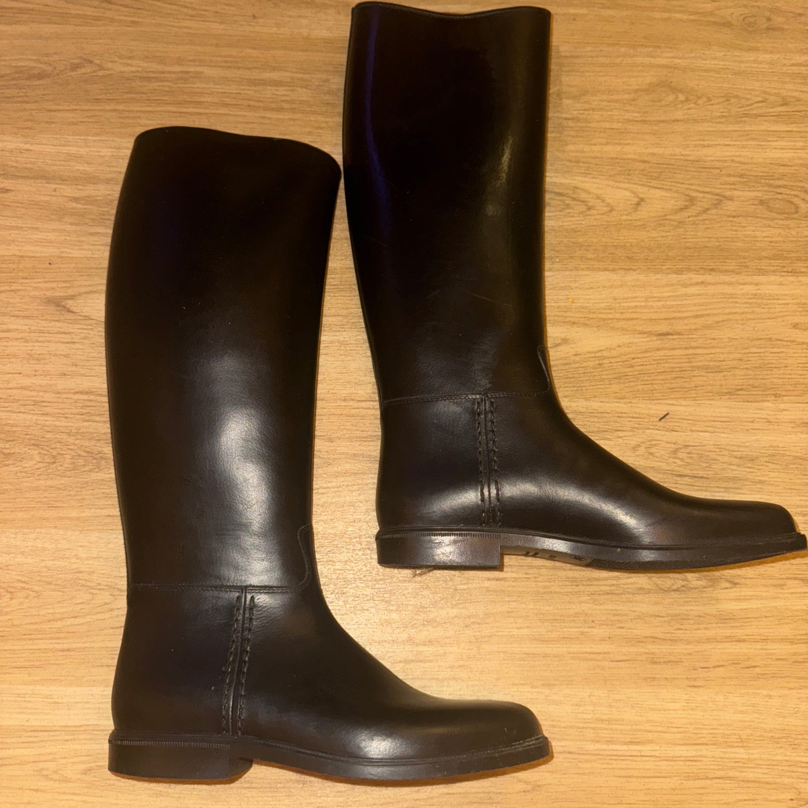 Romika Long Rubber Riding Boots 5 - Free Post