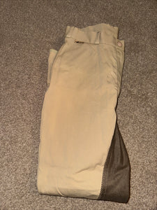 Feroti Beige Full Suede Seat Breeches 10