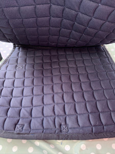 Horze Navy Pony Saddle Pad D - Free Postage