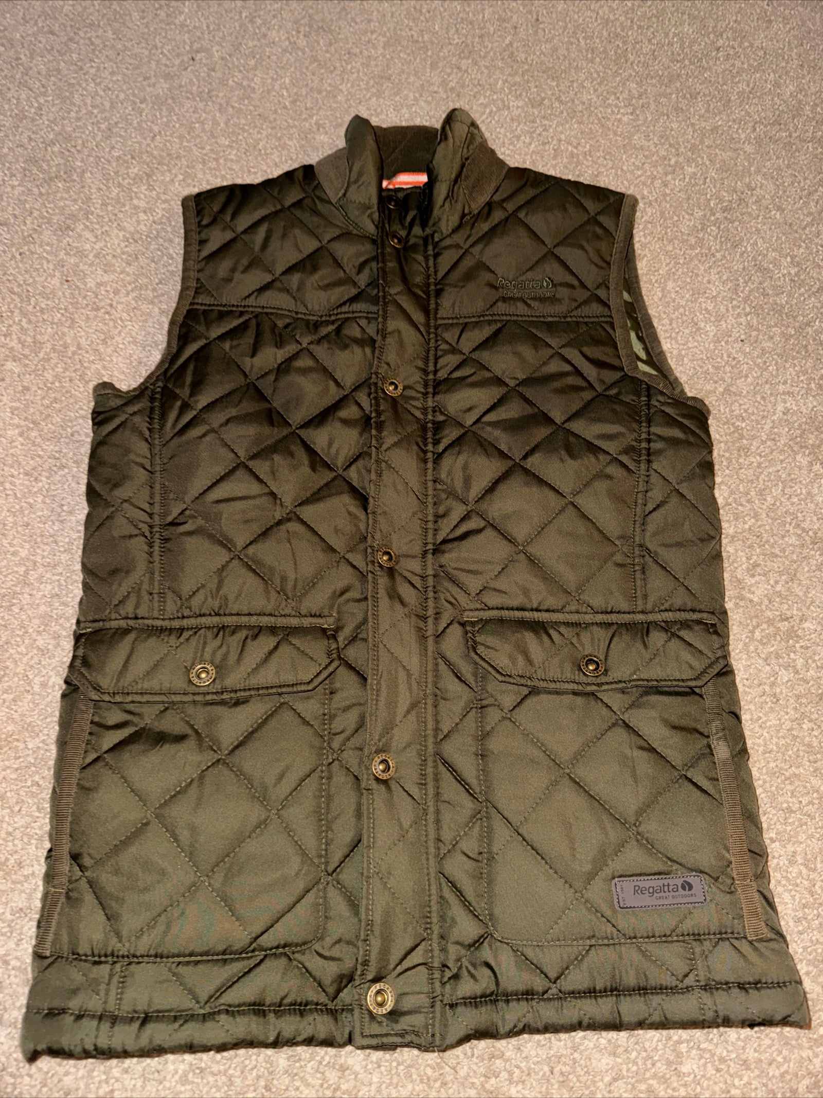 Regatta Classic Hunter Green Quilted Gilet - Small Ladies