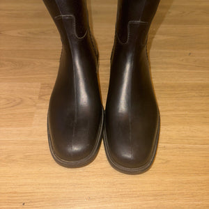 Romika Long Rubber Riding Boots 5 - Free Post