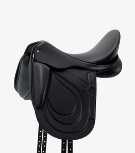 Premier Equine Bletchley Synthetic Monoflap Dressage Saddle Black