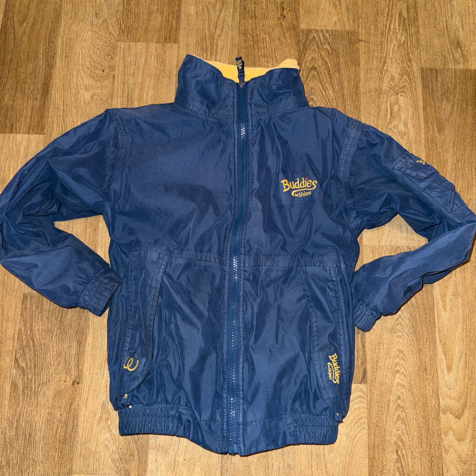 Shires Buddies Blue Riding Blouson Jacket 7/8 Yrs