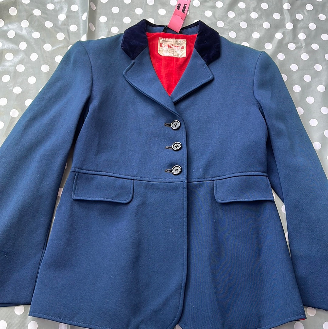 Caldene Ladies Navy Show Jacket Size 24”