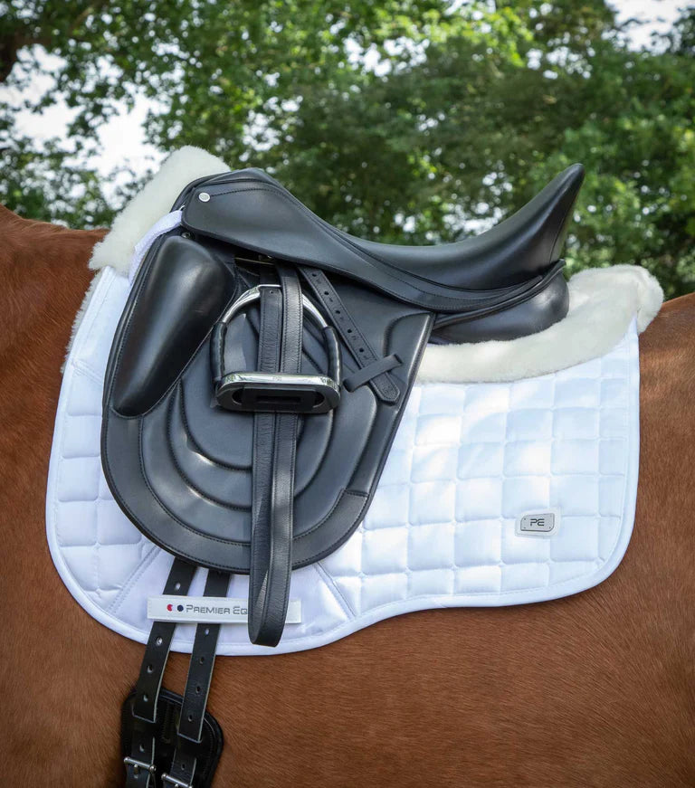 Premier Equine Bletchley Synthetic Monoflap Dressage Saddle Black