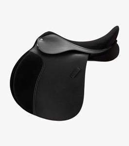 Premier Equine Synthetic Suede GP Saddle Brown