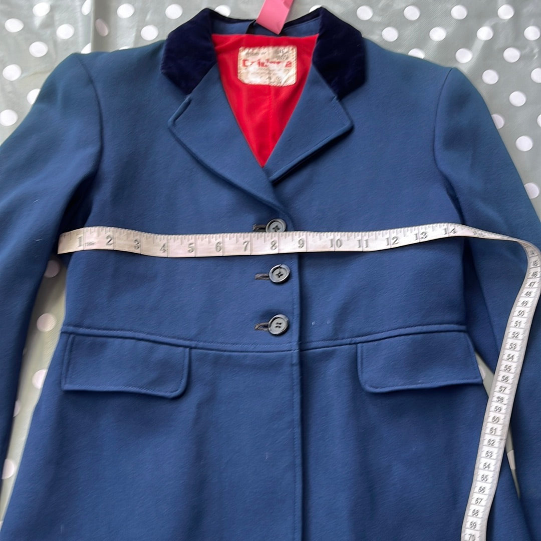 Caldene Ladies Navy Show Jacket Size 24”