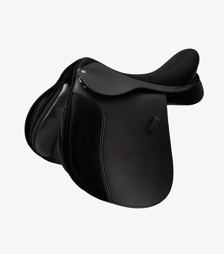 Premier Equine Synthetic Suede GP Saddle Brown