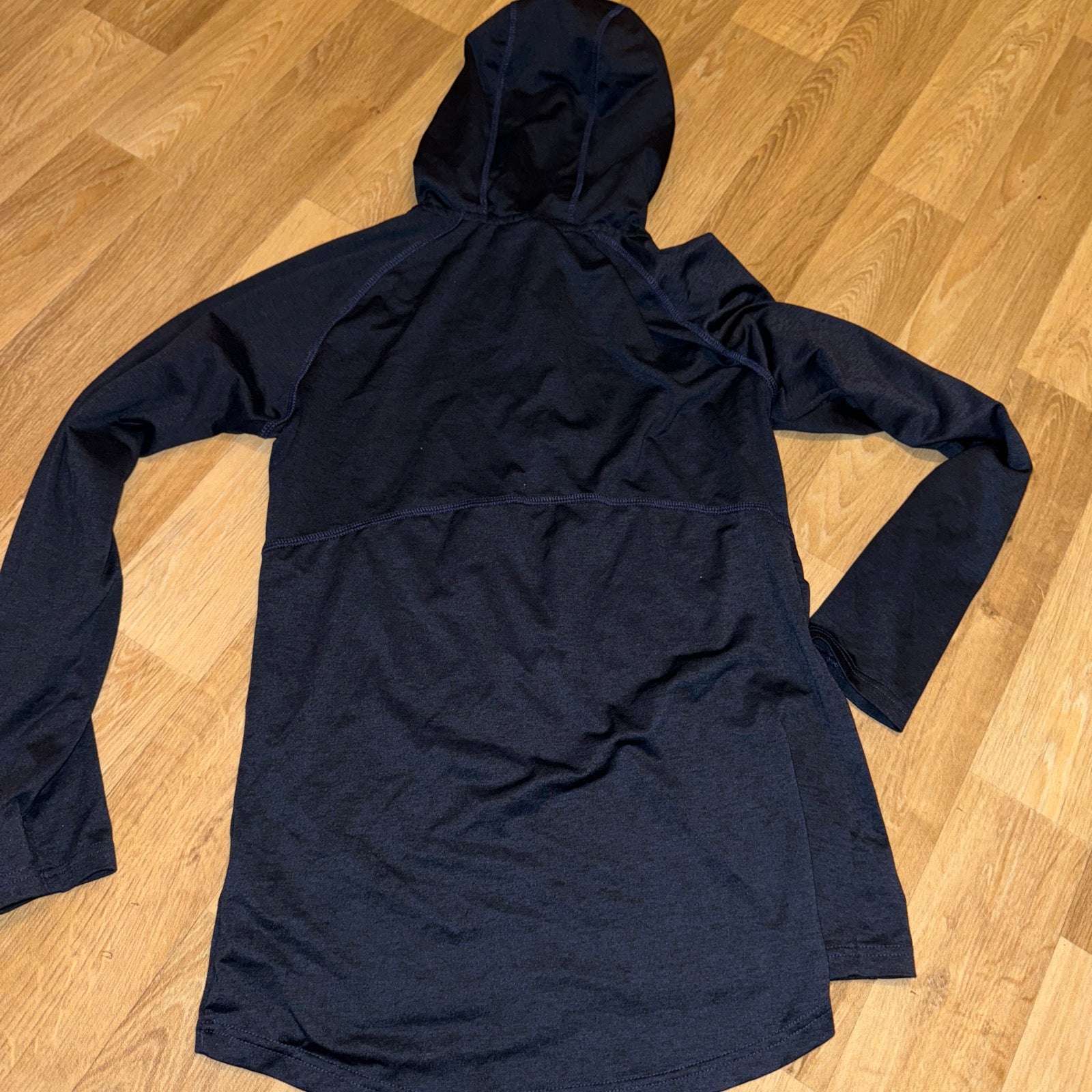 Felix Buhler Navy Size Medium Riding Top - Hoody - Thumb Holes