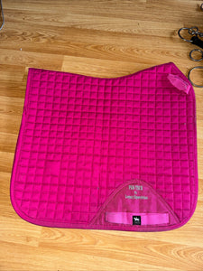 Legacy Straight Cut Pony / Cob Pink Saddle Pad - Dressage