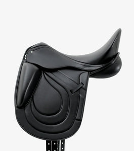 Premier Equine Bletchley Synthetic Monoflap Dressage Saddle Black