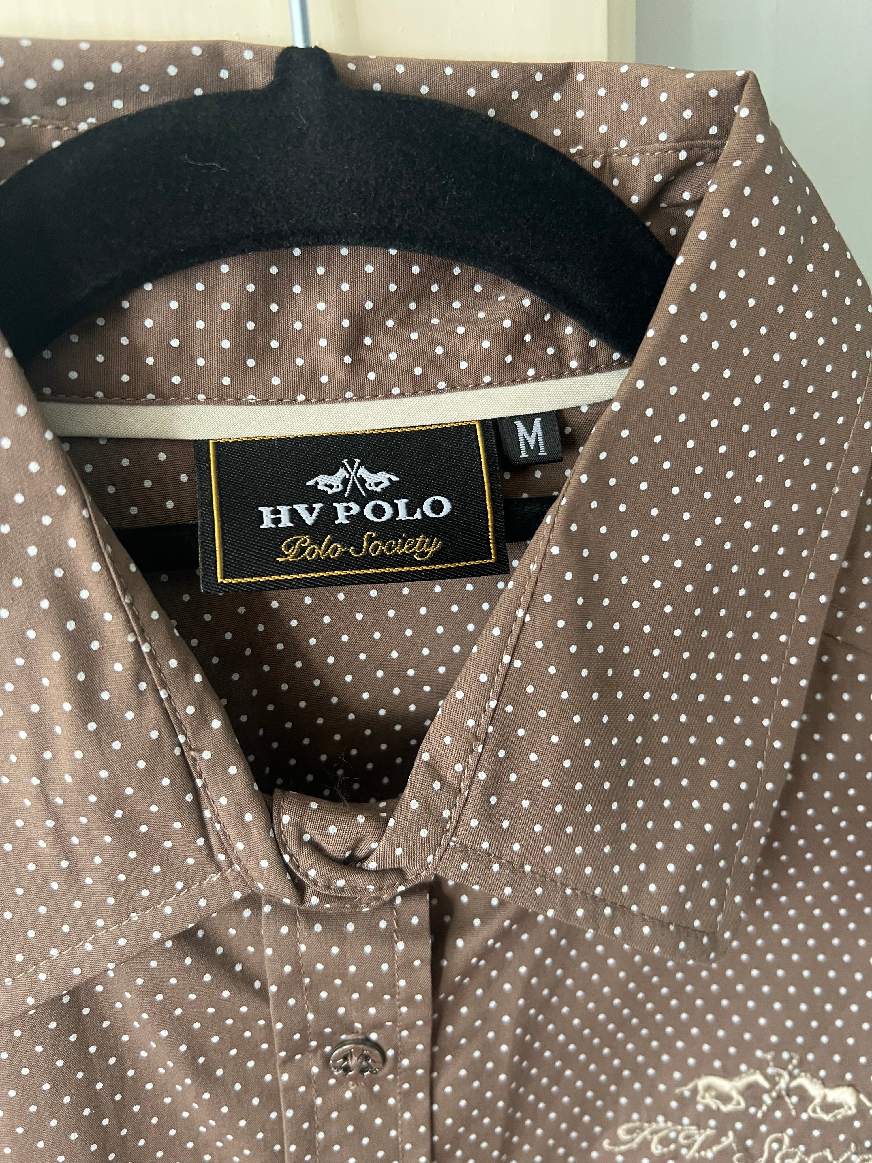 Hv Polo Brown Spot Mediun Shirt