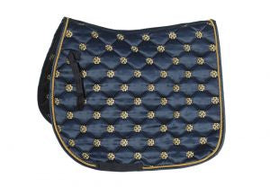 Rhinegold Lucky Clover Satin Saddle Pad