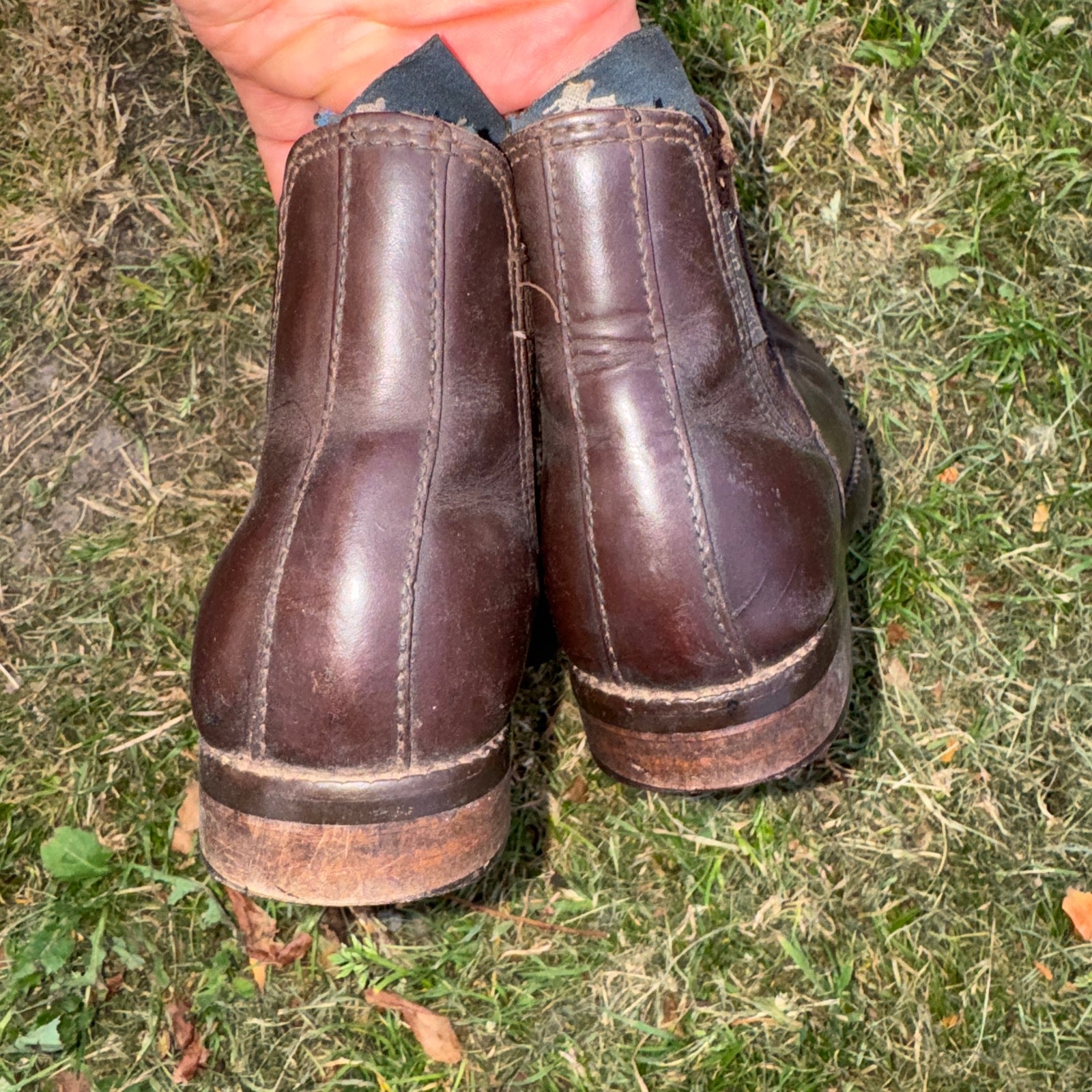 Harry Hall Brown Leather Childs Jodphur Boots - Size 9 / Free Post