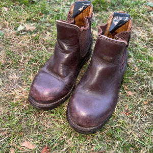 Harry Hall Brown Leather Childs Jodphur Boots - Size 9 / Free Post