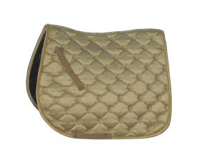 Rhinegold Lucky Clover Satin Saddle Pad