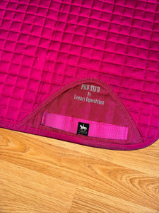 Legacy Straight Cut Pony / Cob Pink Saddle Pad - Dressage