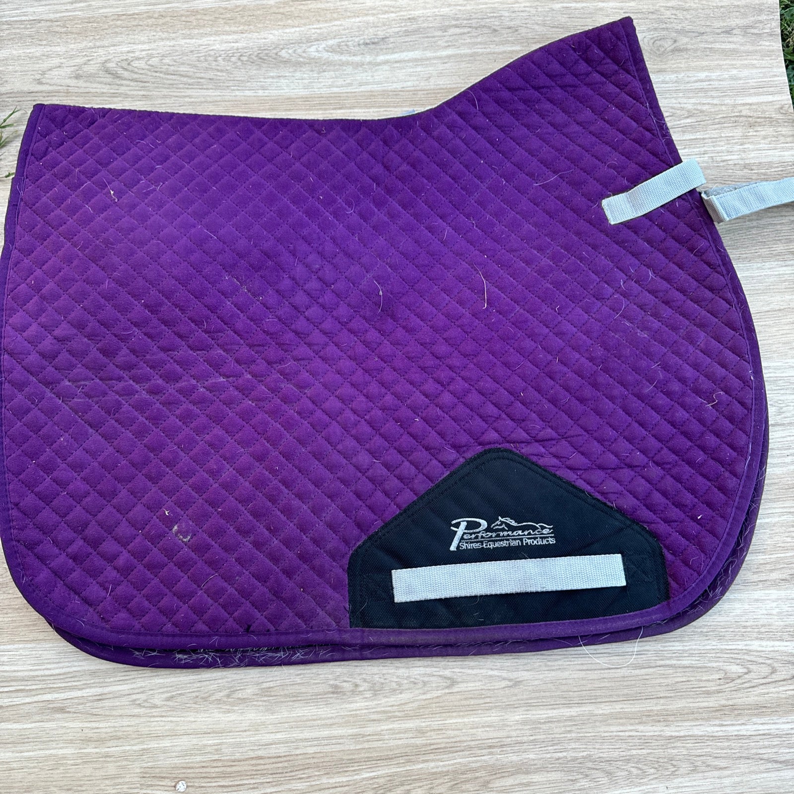 Shires Performance Purple Large Saddle Pad D