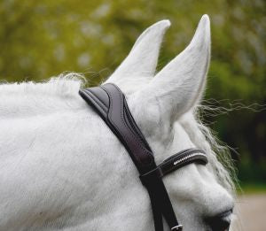 Rhinegold Softee Leather Anatomical Mexican Bridle