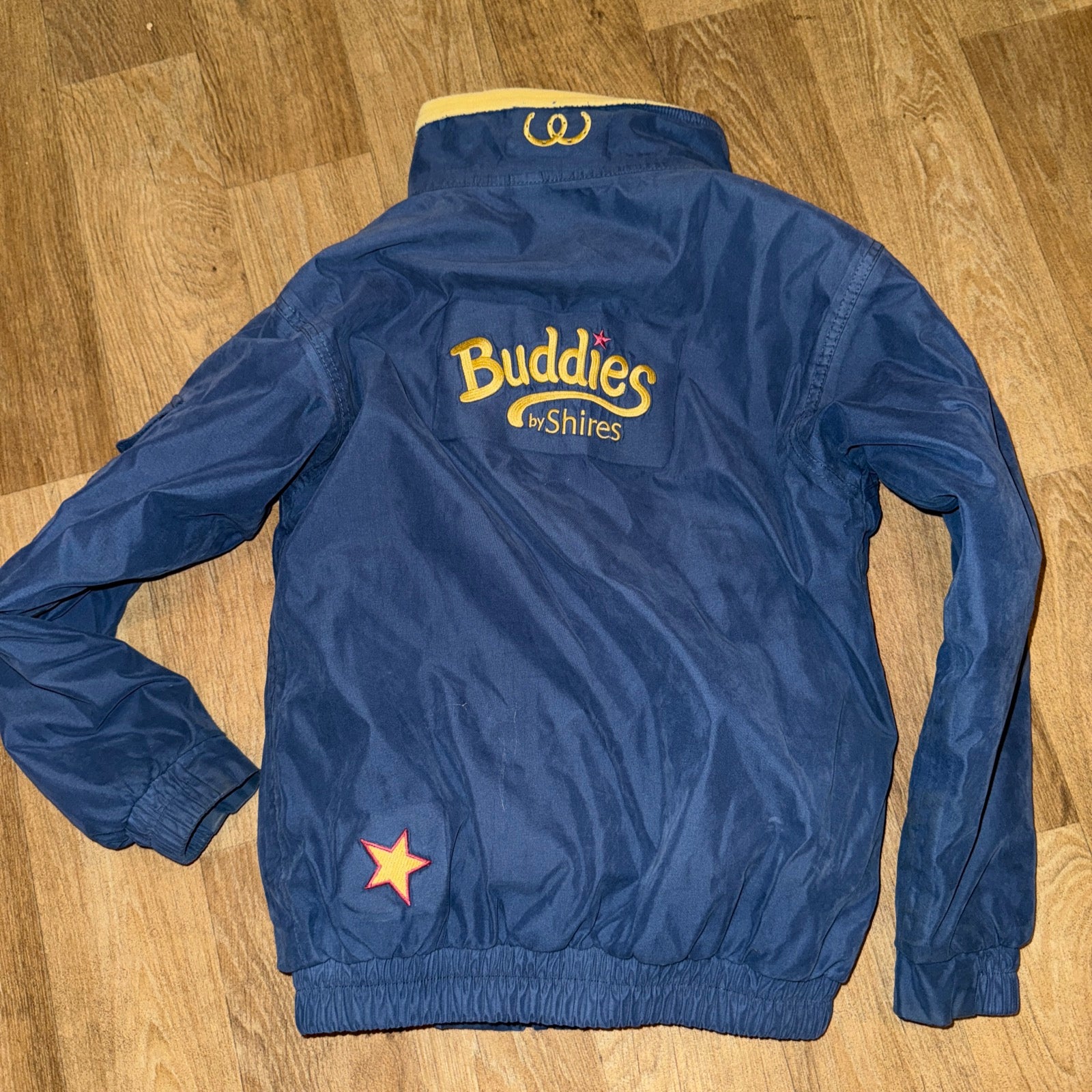 Shires Buddies Blue Riding Blouson Jacket 7/8 Yrs