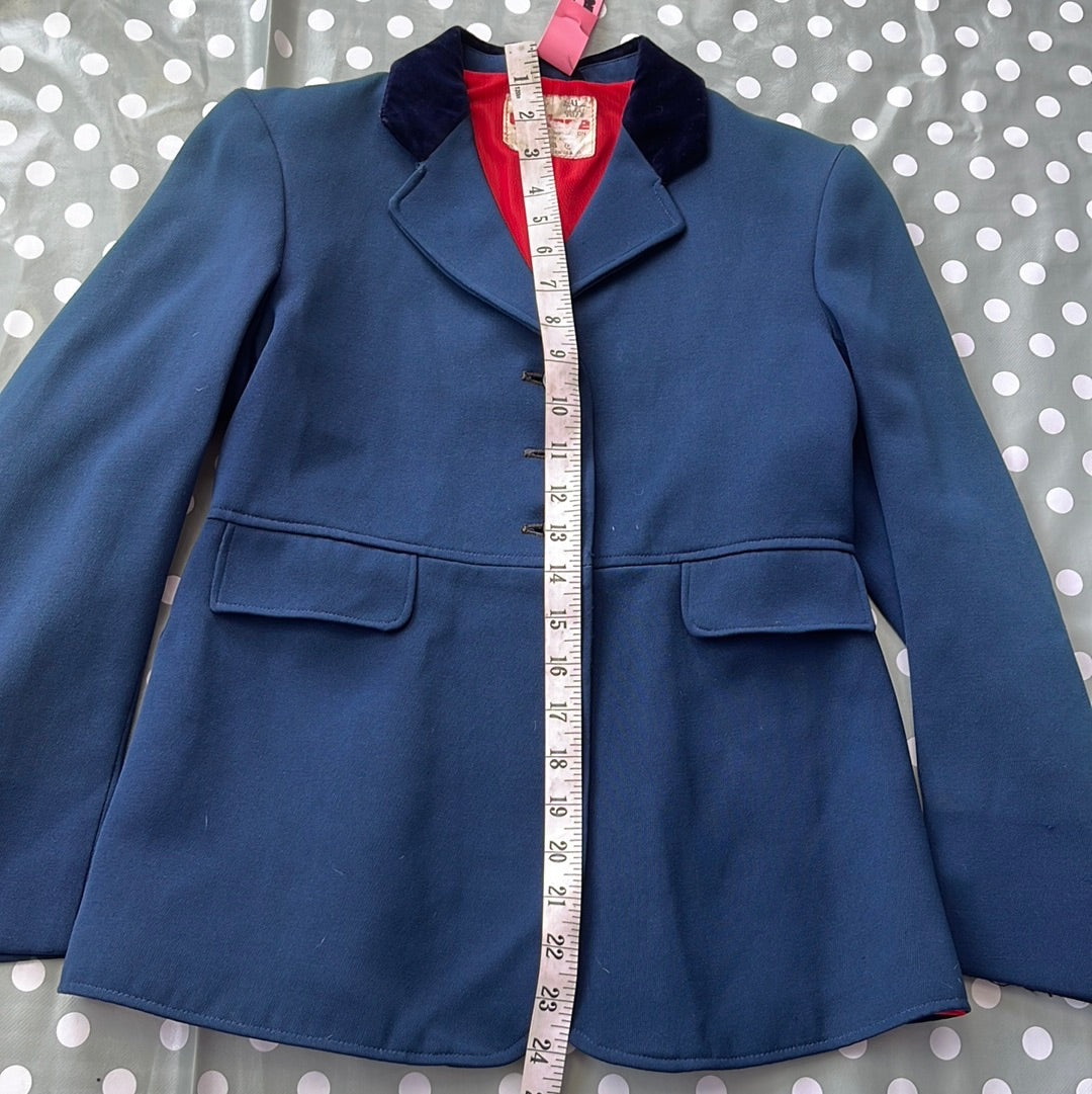 Caldene Ladies Navy Show Jacket Size 24”