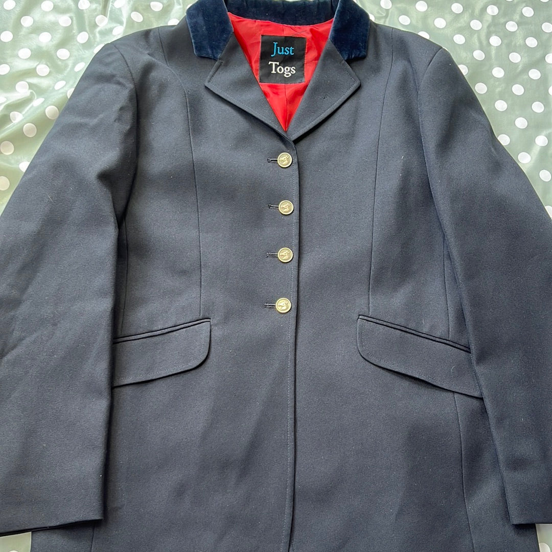 Just Togs Ladies Navy Show Jacket Size 14