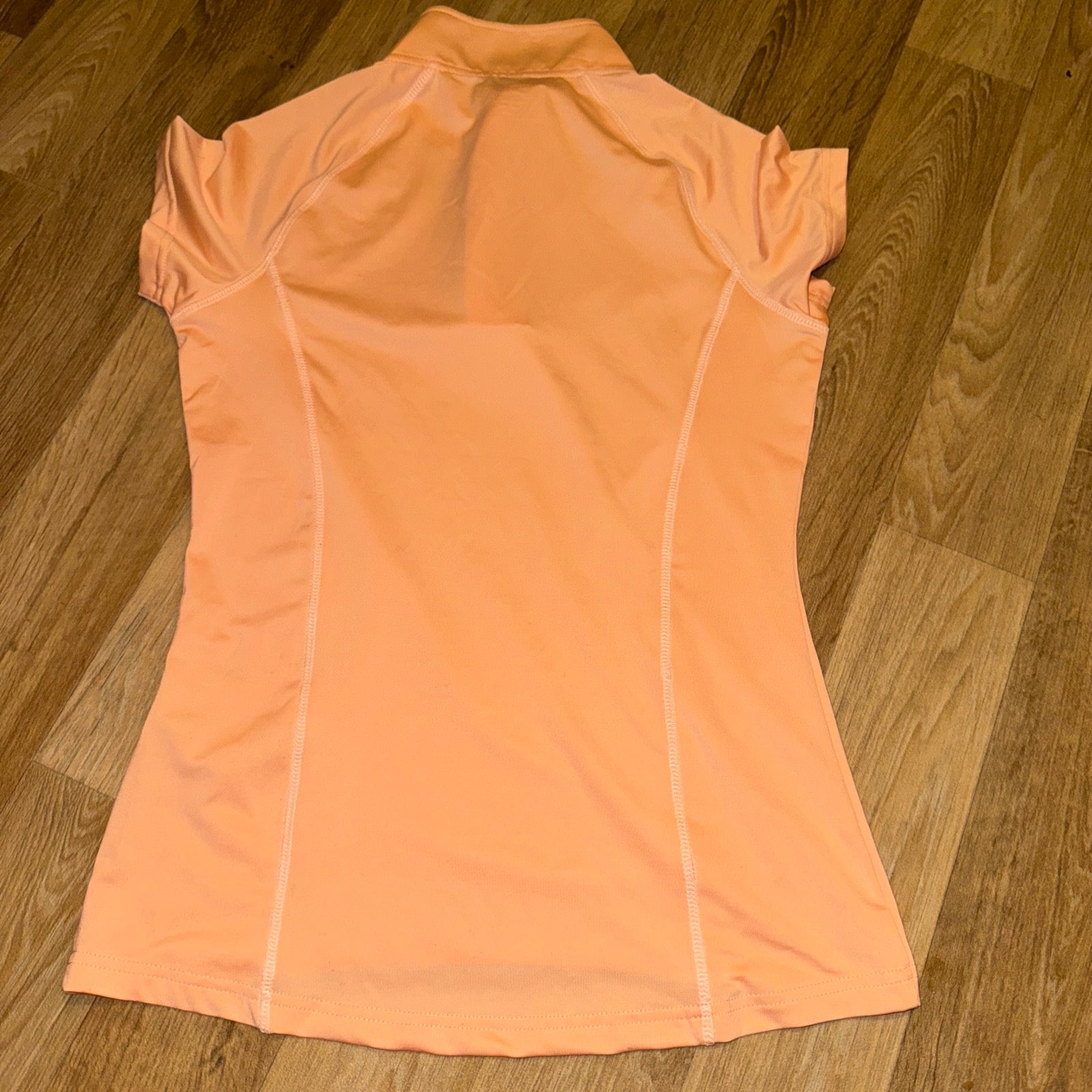 Steeds Peach Short Sleeved T - Shirt - Ladies Small