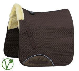 Rhinegold Luxe Fur Dressage Saddle Pad