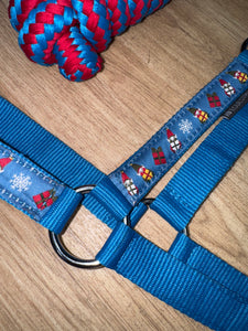 Hy Equestrian Jolly Elves Headcollar Set