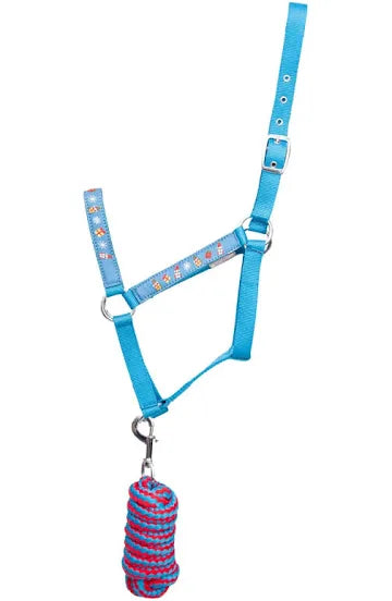 Hy Equestrian Jolly Elves Headcollar Set