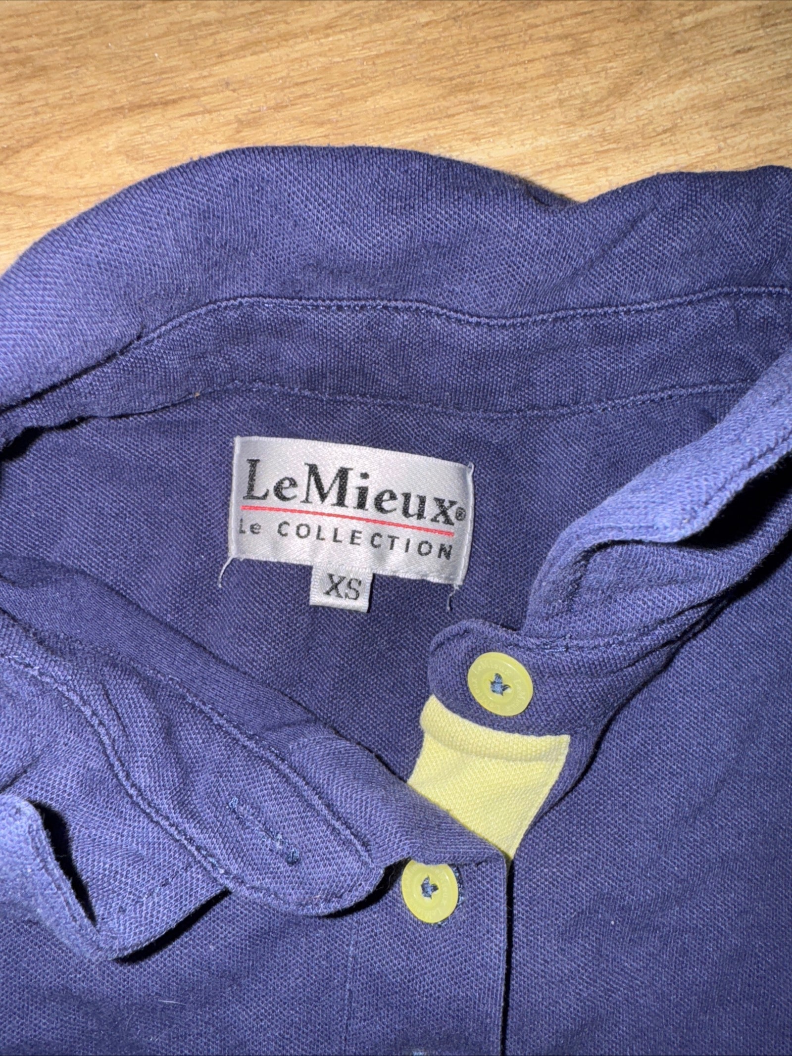 Lemieux Navy / Citrus T Shirt - Extra Small