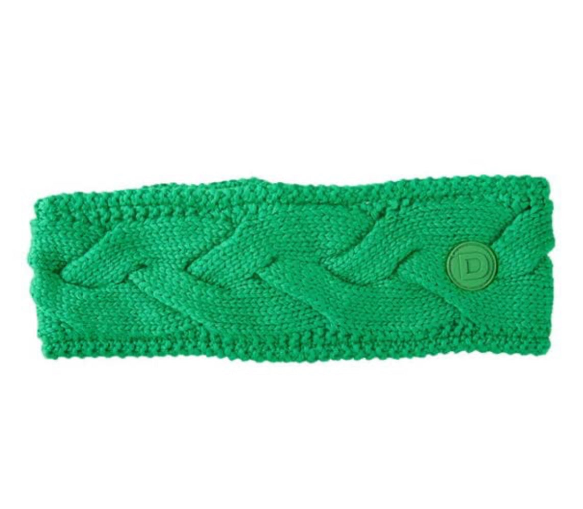 Dublin Cable Knit Headband - Blue or Green