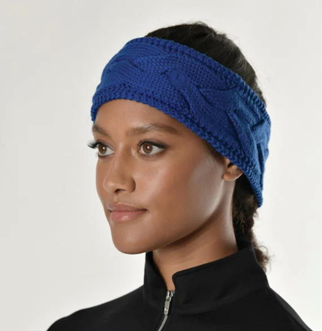 Dublin Cable Knit Headband - Blue or Green